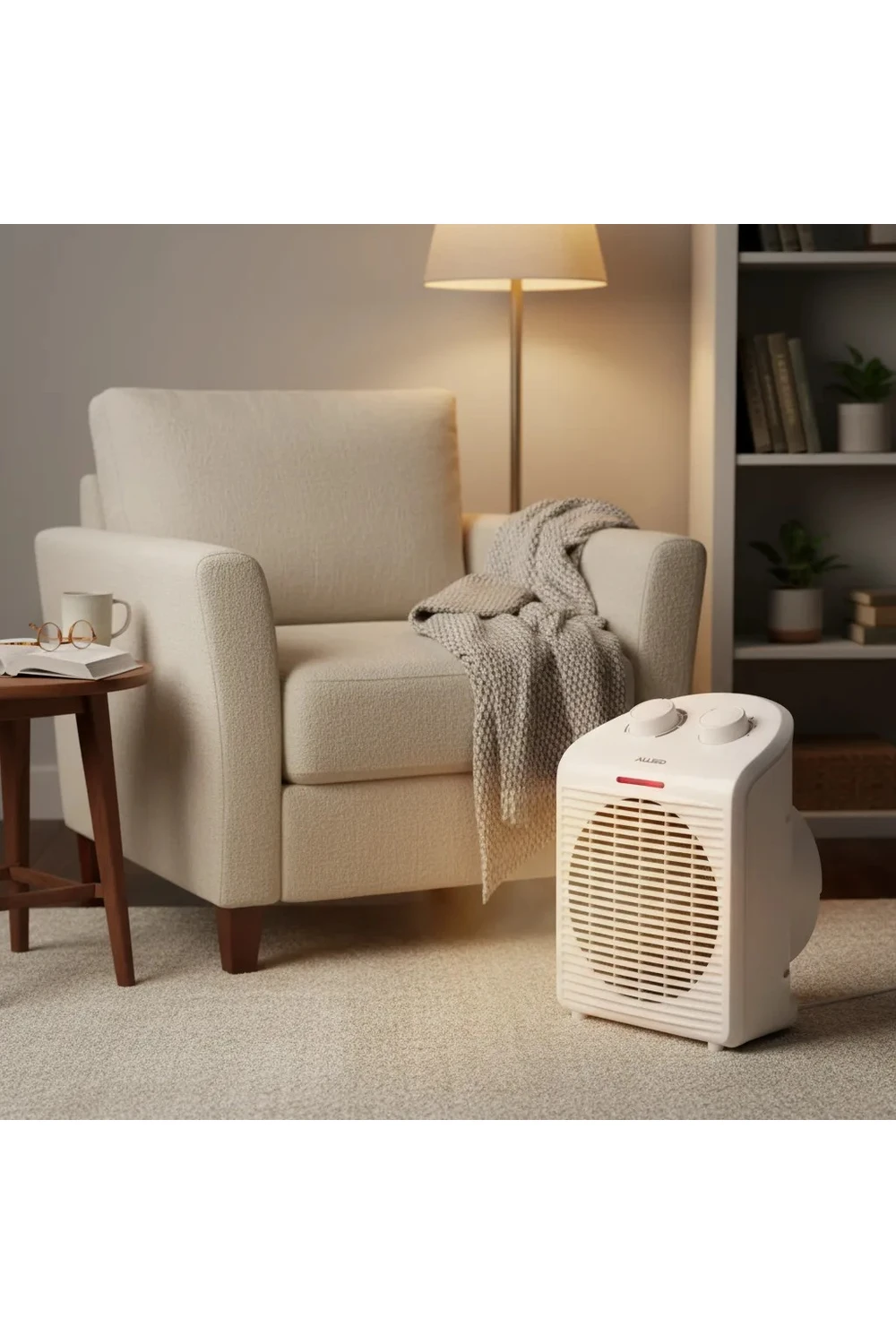 Caloventilador Allied 2000w Temperatura Ajustable Silencioso Caloventilador Allied 2000w Temperatura Ajustable Silencioso