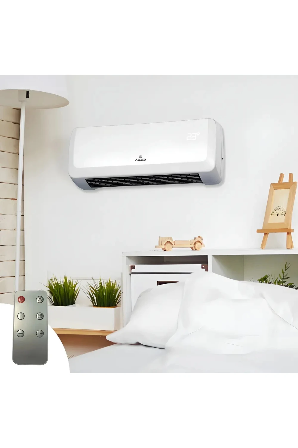 Calefactor Eléctrico De Pared Caloventilador Con Control Calefactor Eléctrico De Pared Caloventilador Con Control