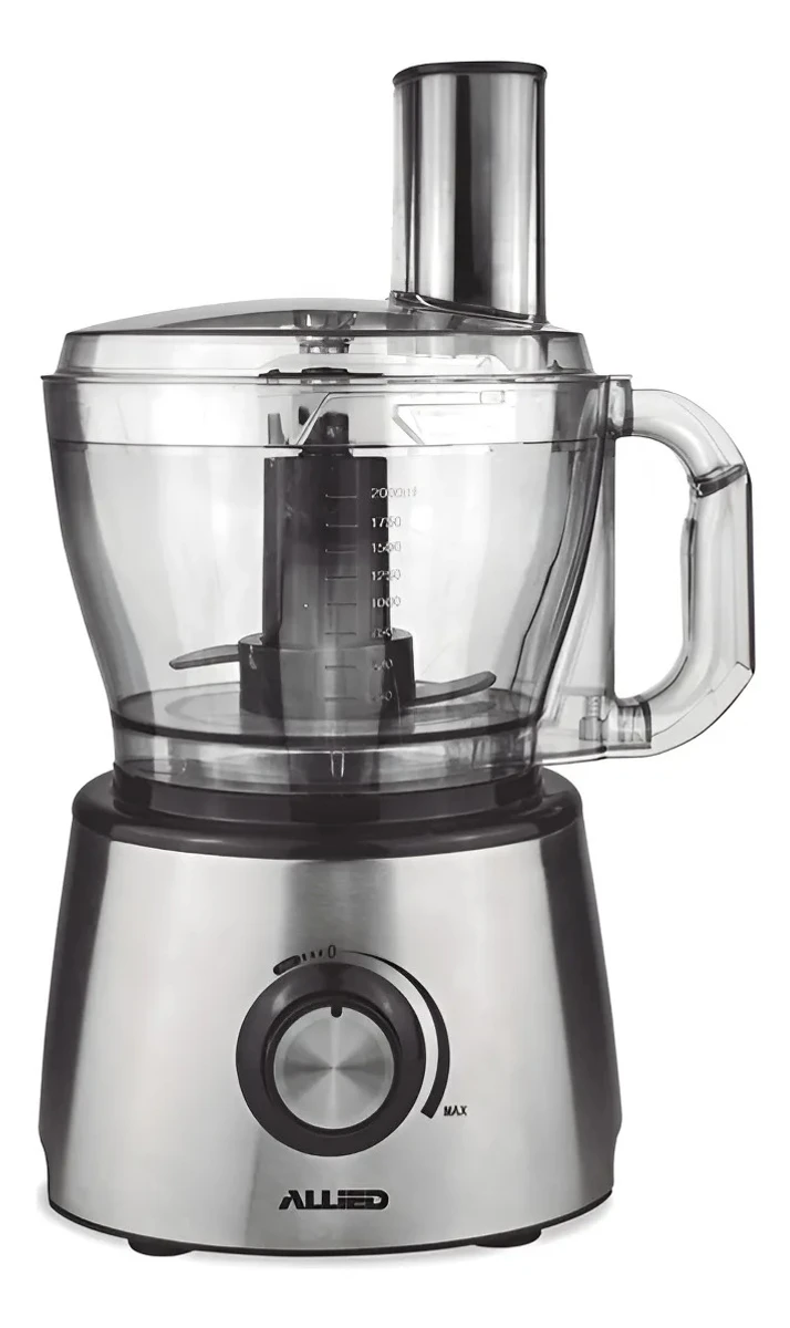 Multiprocesadora Allied 8 En 1 Alimentos Al-mp303 Color Plateado 
