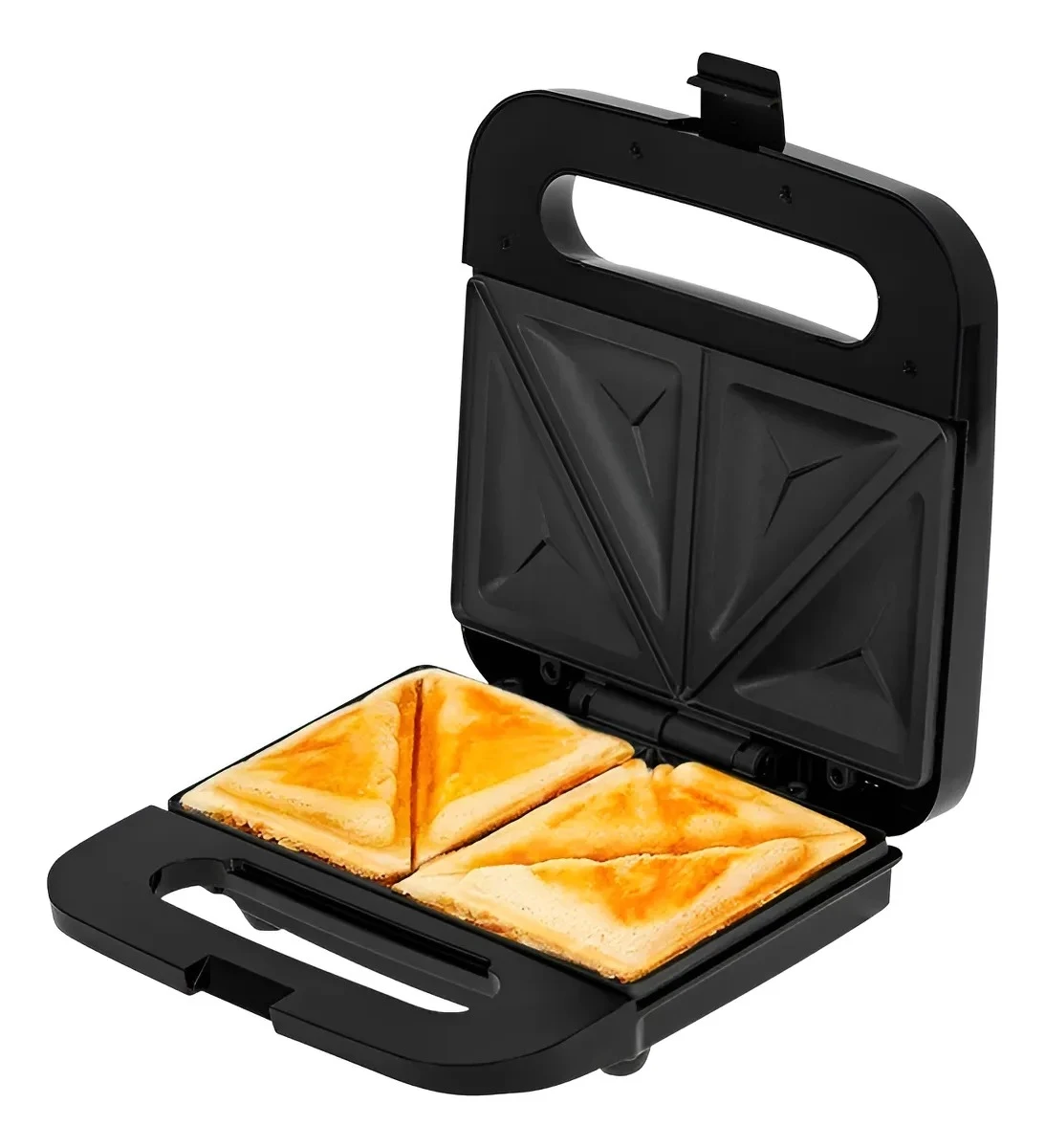 Sandwichera Doble Allied Acero Inox 750w Con Placas Corte 