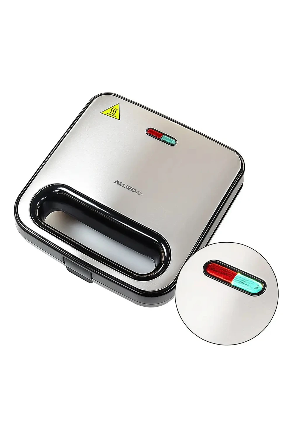 Sandwichera Doble Allied Acero Inox 750w Con Placas Corte Sandwichera Doble Allied Acero Inox 750w Con Placas Corte