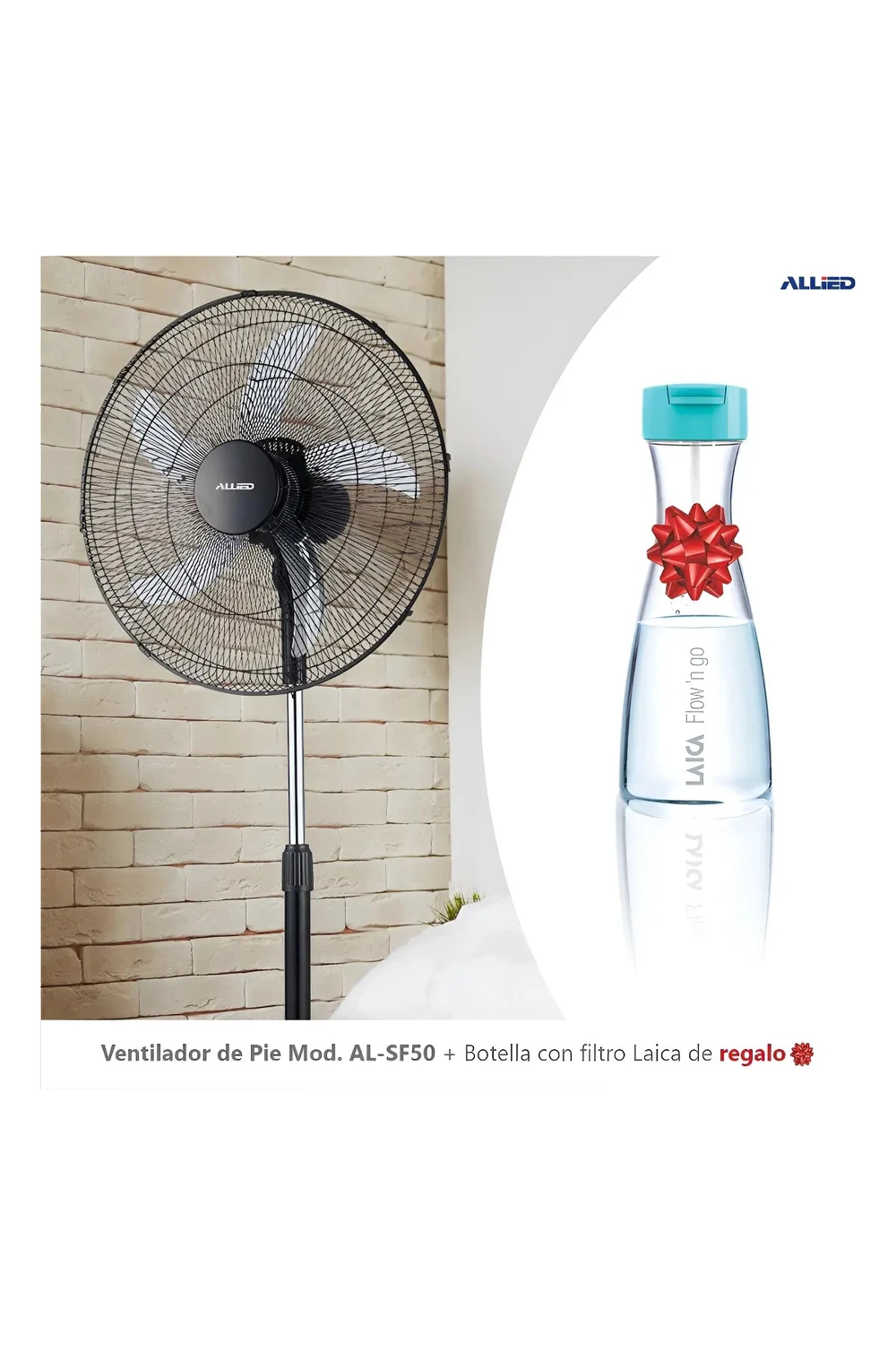 Ventilador De Pie Allied 85w Alto 170 Cm Modelo Al-fs50 Ventilador De Pie Allied 85w Alto 170 Cm Modelo Al-fs50