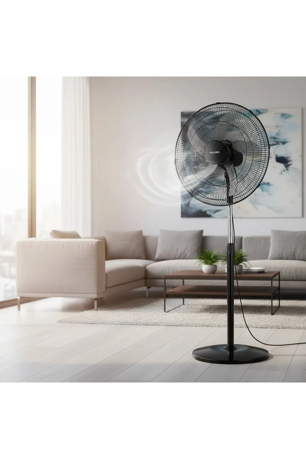 Ventilador De Pie Allied 85w Alto 170 Cm Modelo Al-fs50 Ventilador De Pie Allied 85w Alto 170 Cm Modelo Al-fs50