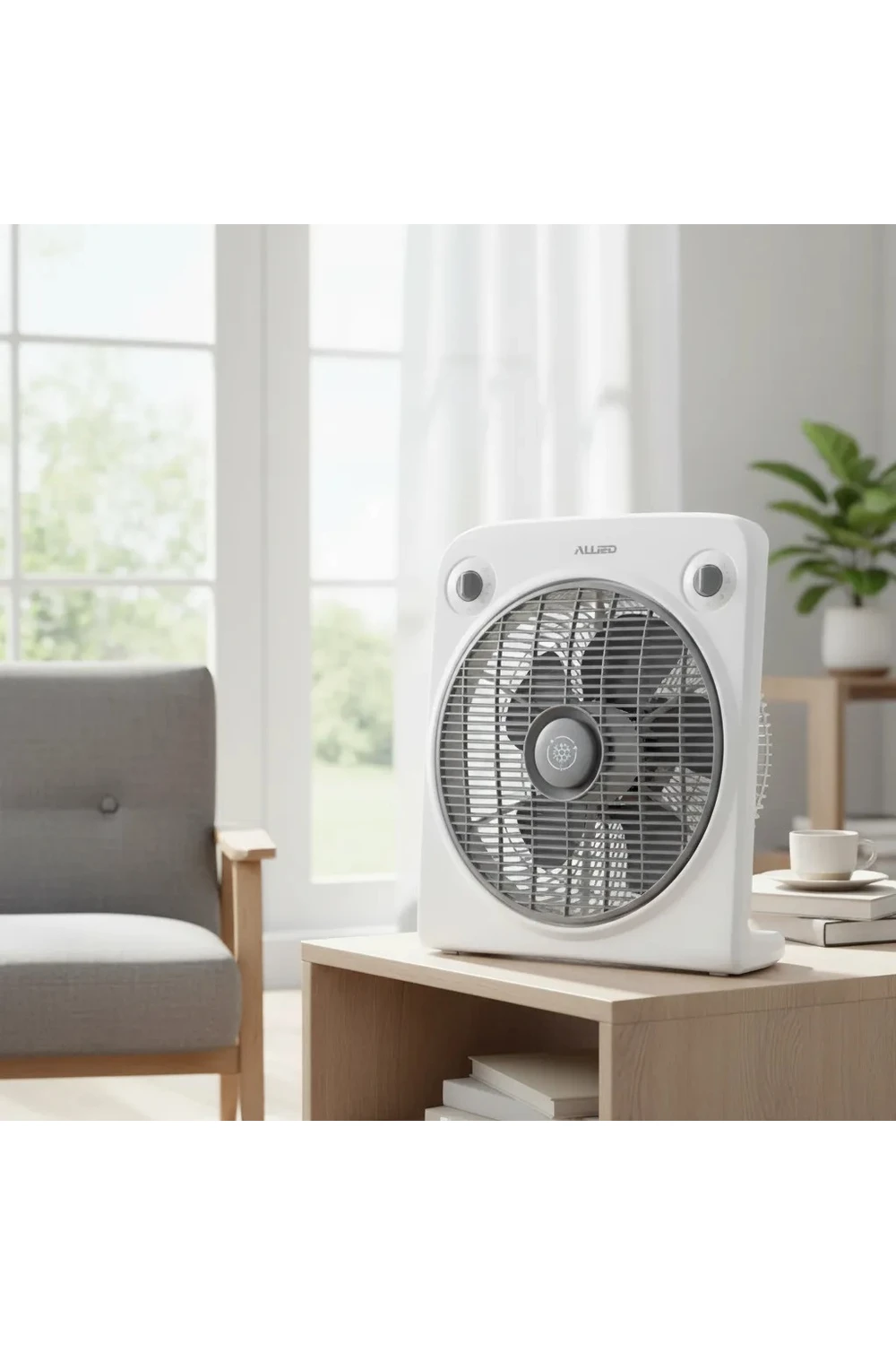 Ventilador Turbo Allied 50w 3 Velocidades Rejilla Giratoria Ventilador Turbo Allied 50w 3 Velocidades Rejilla Giratoria