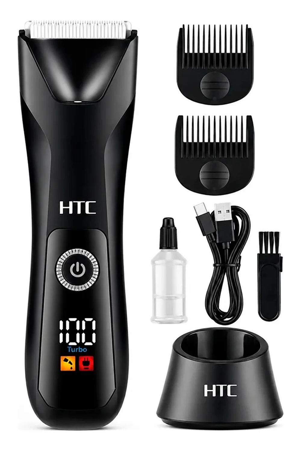 Depiladora Afeitadora Corporal Inalambrica Htc Led Con Base Depiladora Afeitadora Corporal Inalambrica Htc Led Con Base