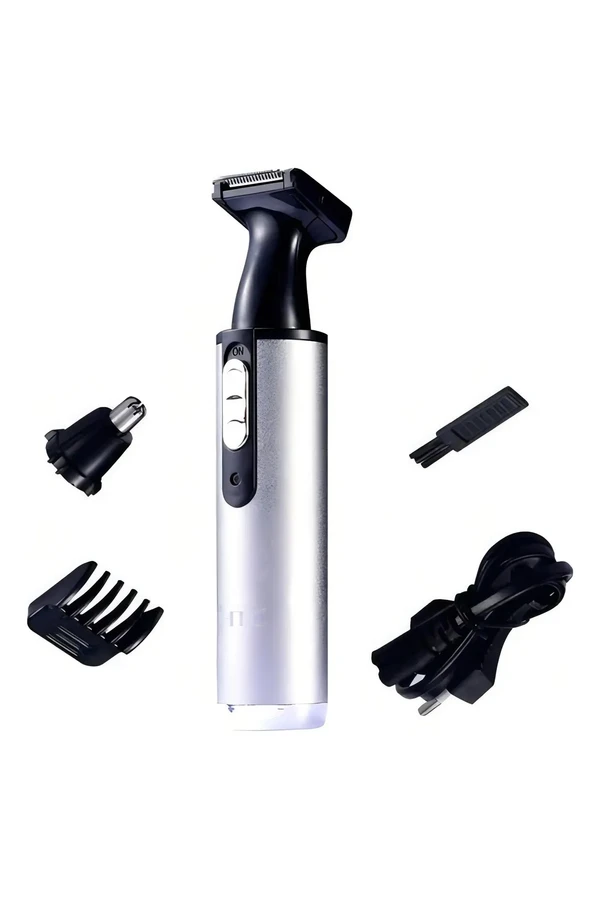 Recortador Trimmer Htc At-036 Doble Funcion 3 Acc Dimm Color Plateado Recortador Trimmer Htc At-036 Doble Funcion 3 Acc Dimm Color Plateado
