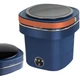 Lavadora Portatil Mini Boma 9 Litros Plegable Ropa Interior Azul Marino