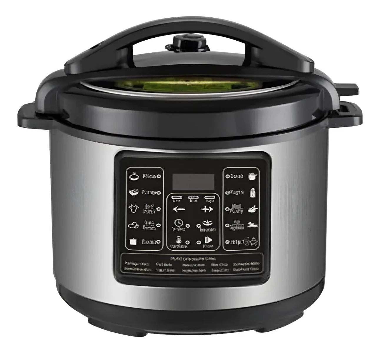 Olla Presión Eléctrica Acero Inoxidable C/ Accesorios 6l 