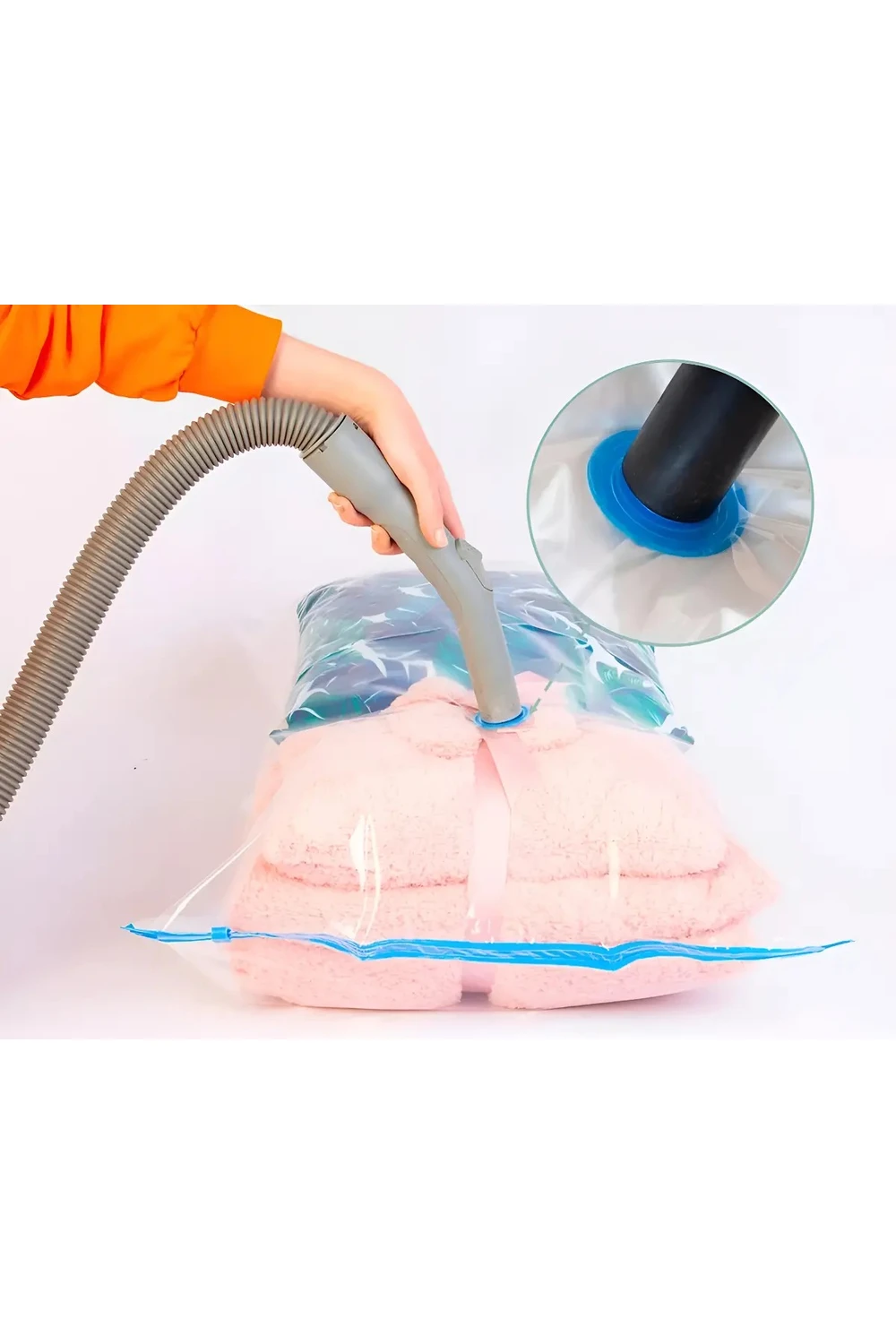 Bolsas Vacio Ropa Grande Reducir Espacios Set X3 80 CM x 110 CM Bolsas Vacio Ropa Grande Reducir Espacios Set X3 80 CM x 110 CM