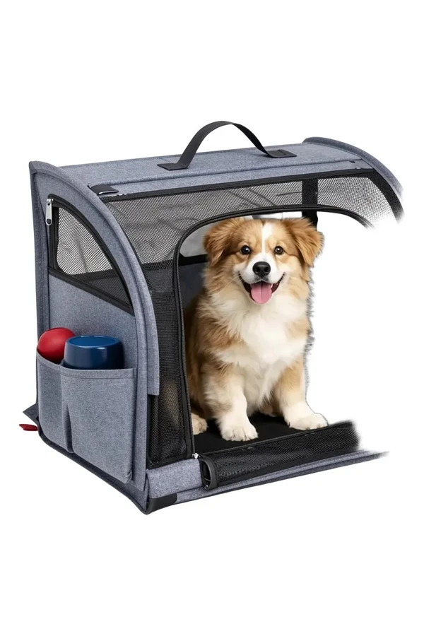 Bolso Transportador Para Mascotas Con Visor Para Autos Bolso Transportador Para Mascotas Con Visor Para Autos