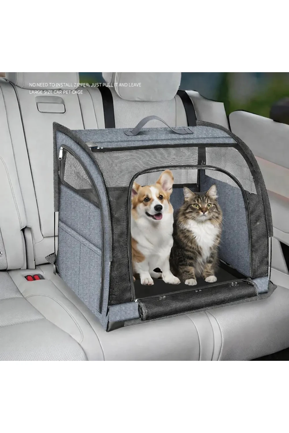 Bolso Transportador Para Mascotas Con Visor Para Autos Bolso Transportador Para Mascotas Con Visor Para Autos