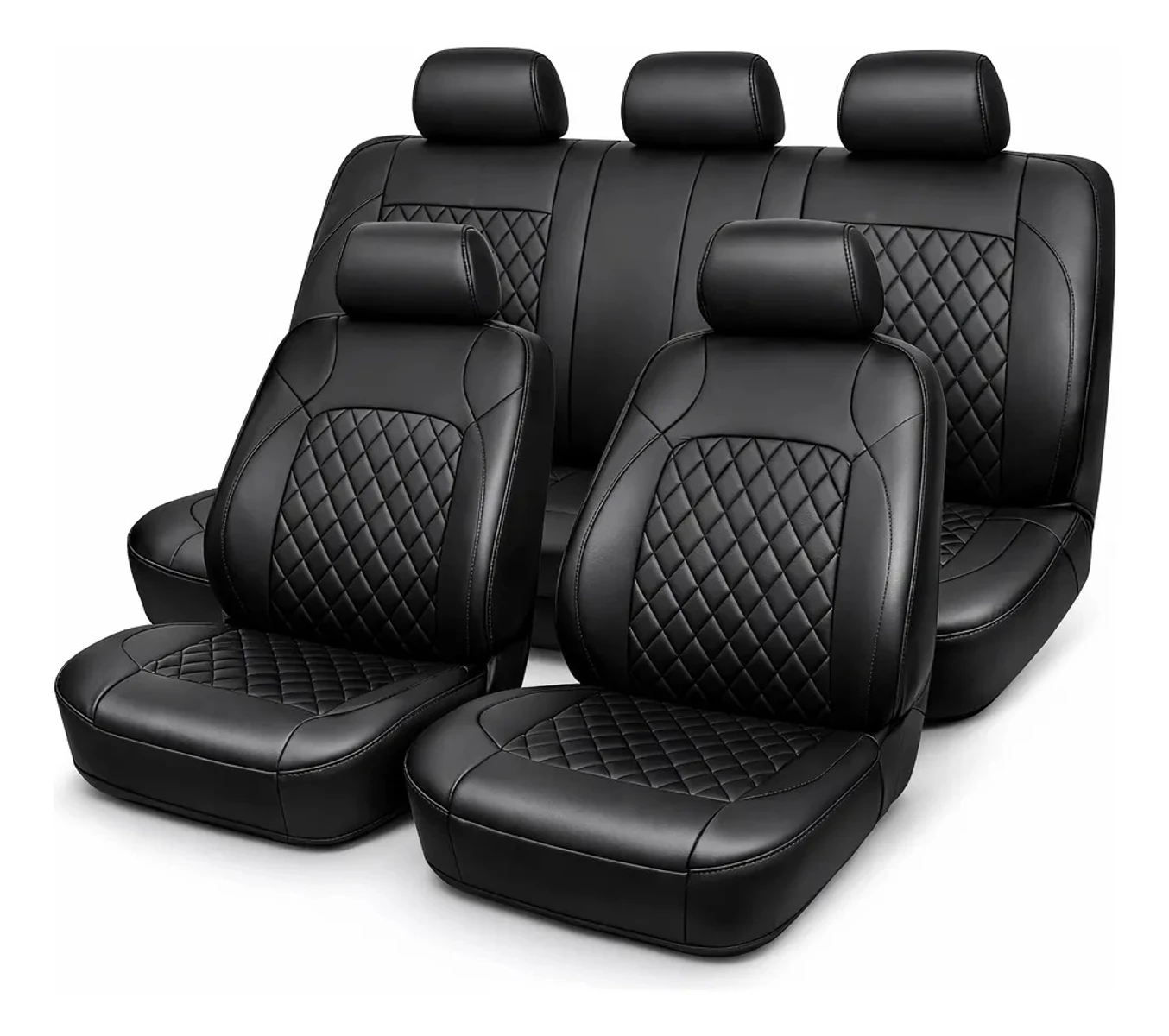 Fundas Cubre Asientos Autos Camionetas Universal Eco Cuero 