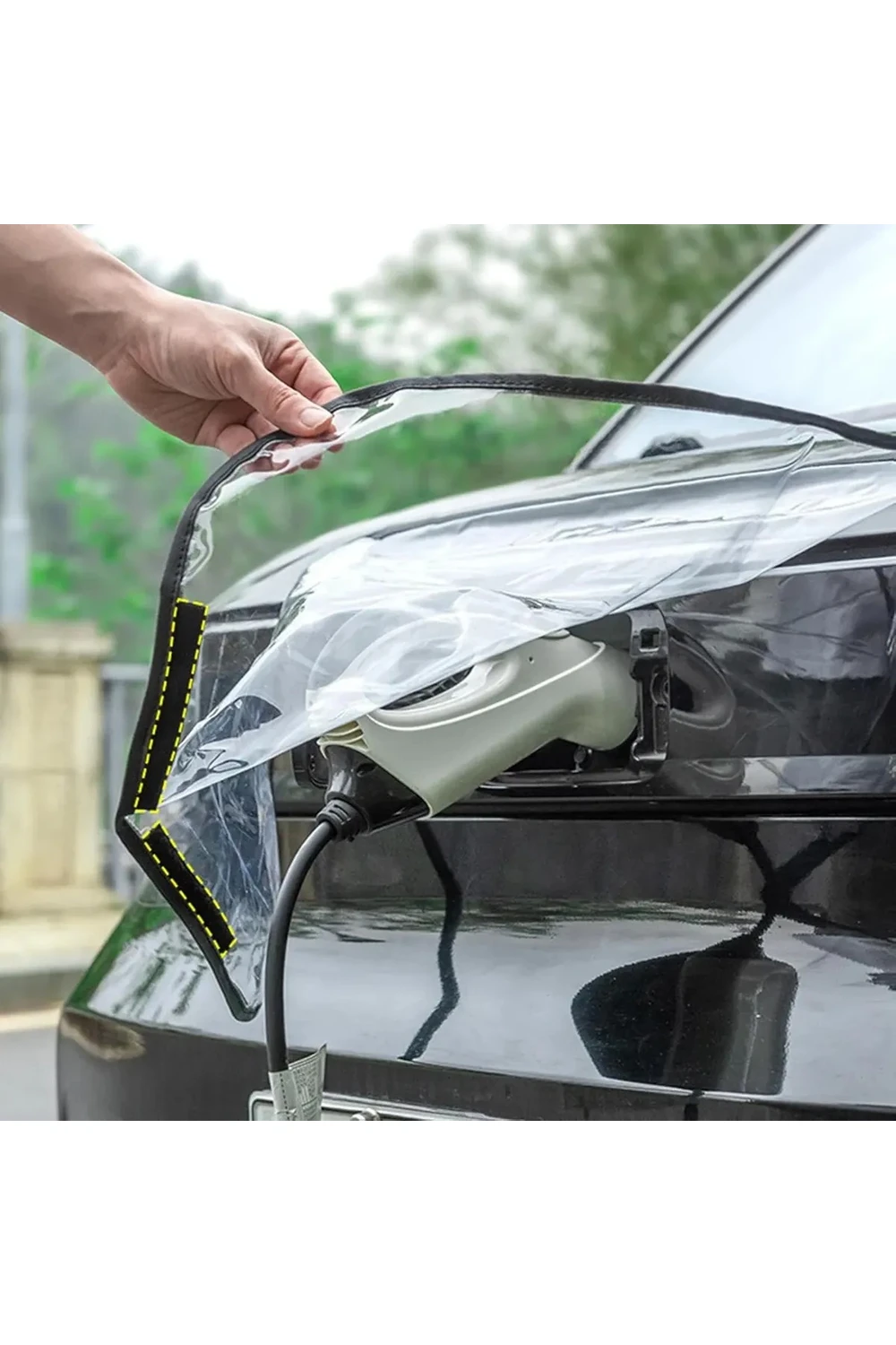 Funda Protectora Magnética Para Carga De Auto Eléctrico Funda Protectora Magnética Para Carga De Auto Eléctrico