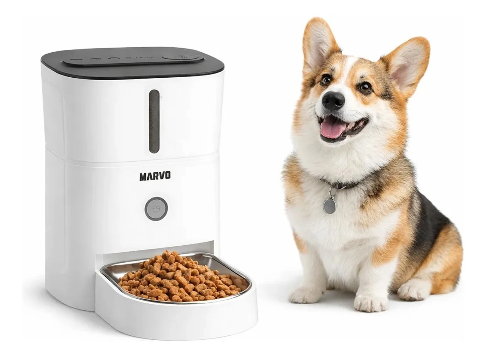 Dispensador Comida Automático Alimentador Perros Gatos App 