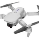 Drone E88 Pro 1080p Cámara Hd Profesional Plegable Rotación 360 Gris