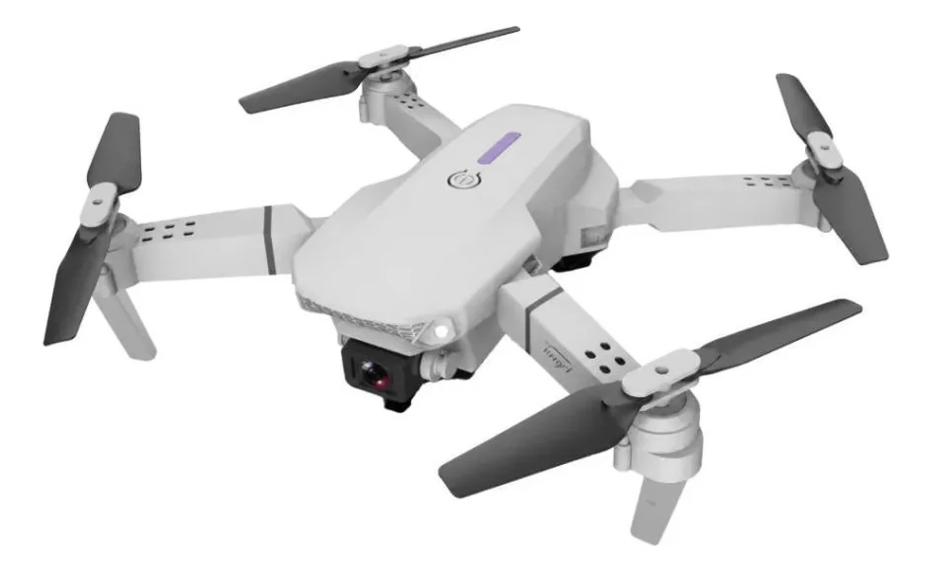 Drone E88 Pro 1080p Cámara Hd Profesional Plegable Rotación 360 - Gris 
