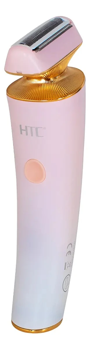 Depiladora Htc Corporal Mujer Afeitadora Inalámbrica Ipx7 
