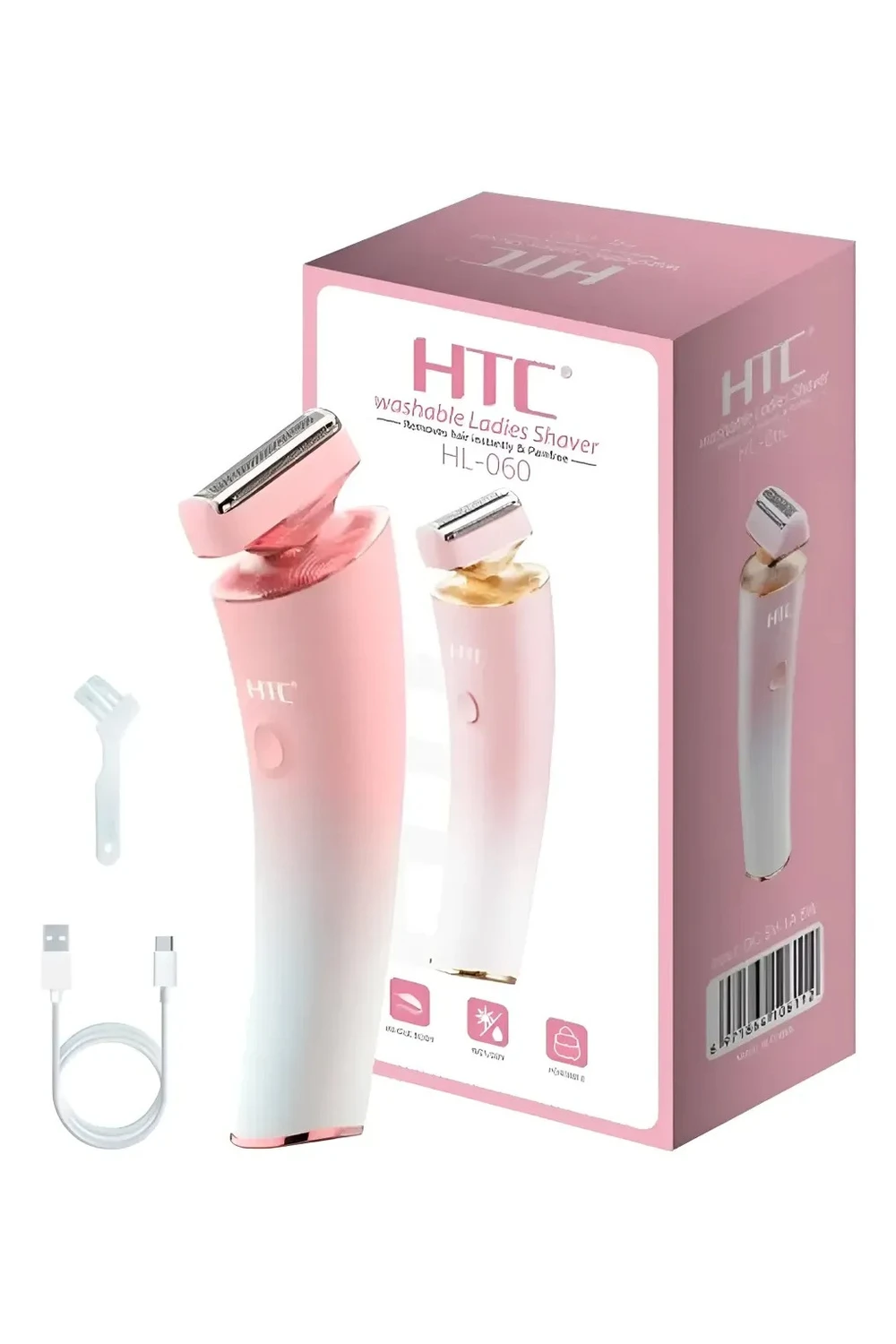 Depiladora Htc Corporal Mujer Afeitadora Inalámbrica Ipx7 Depiladora Htc Corporal Mujer Afeitadora Inalámbrica Ipx7