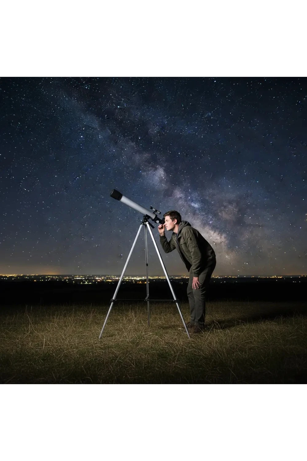 Telescopio Astronómico Profesional 100x Portatil Con Tripode Telescopio Astronómico Profesional 100x Portatil Con Tripode