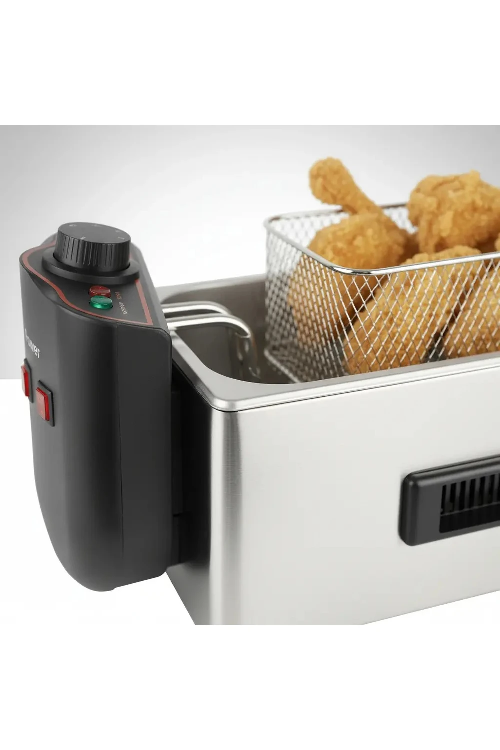 Freidora Para Aceite Boma 3l Acero Inoxidable Con Timmer Freidora Para Aceite Boma 3l Acero Inoxidable Con Timmer