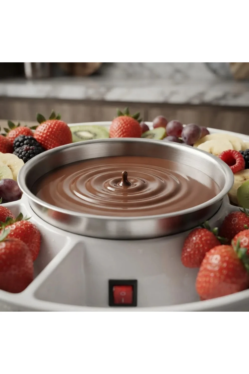 Fuente Chocolate Caliente Fondue Chocolate 220v 3 Divisiones Fuente Chocolate Caliente Fondue Chocolate 220v 3 Divisiones