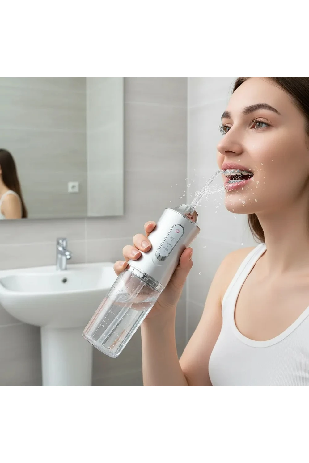 Irrigador Bucal Portátil Limpieza Dental Salud Recargable Irrigador Bucal Portátil Limpieza Dental Salud Recargable