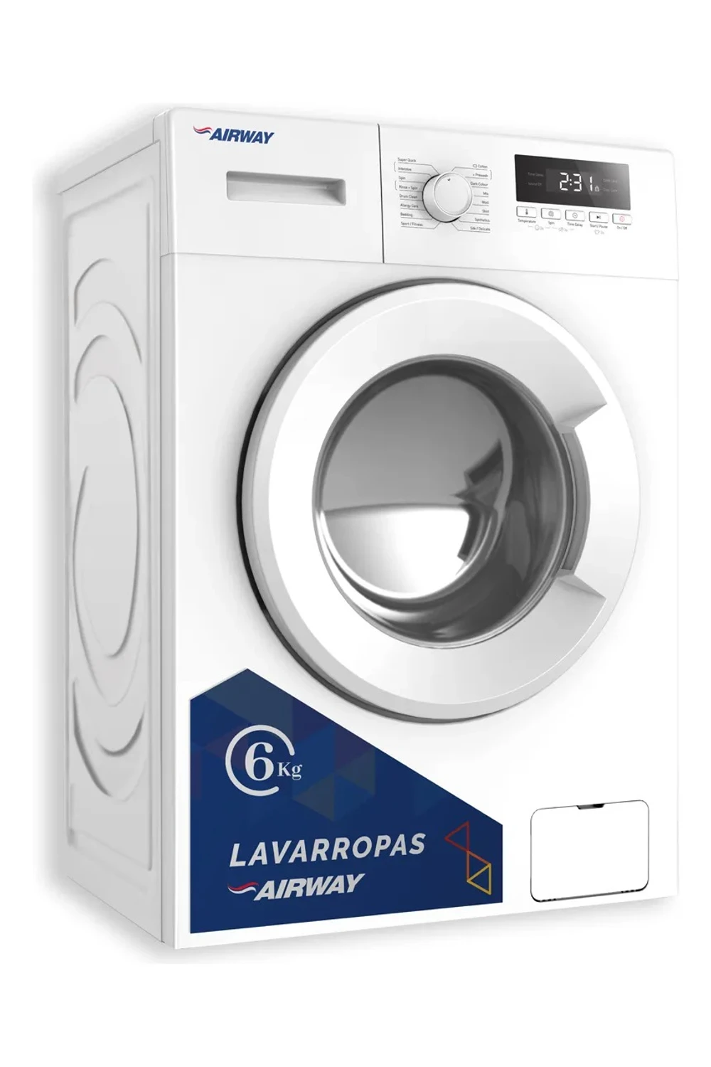 Lavarropas Automático Airway 6kg Carga Frontal Ay-l6on Blanc Lavarropas Automático Airway 6kg Carga Frontal Ay-l6on Blanc