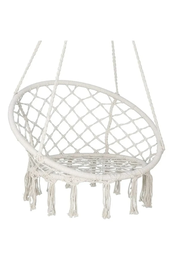 Hamaca Silla Colgante 120cm X 80cm Reforzada Tejida Portatil Hamaca Silla Colgante 120cm X 80cm Reforzada Tejida Portatil