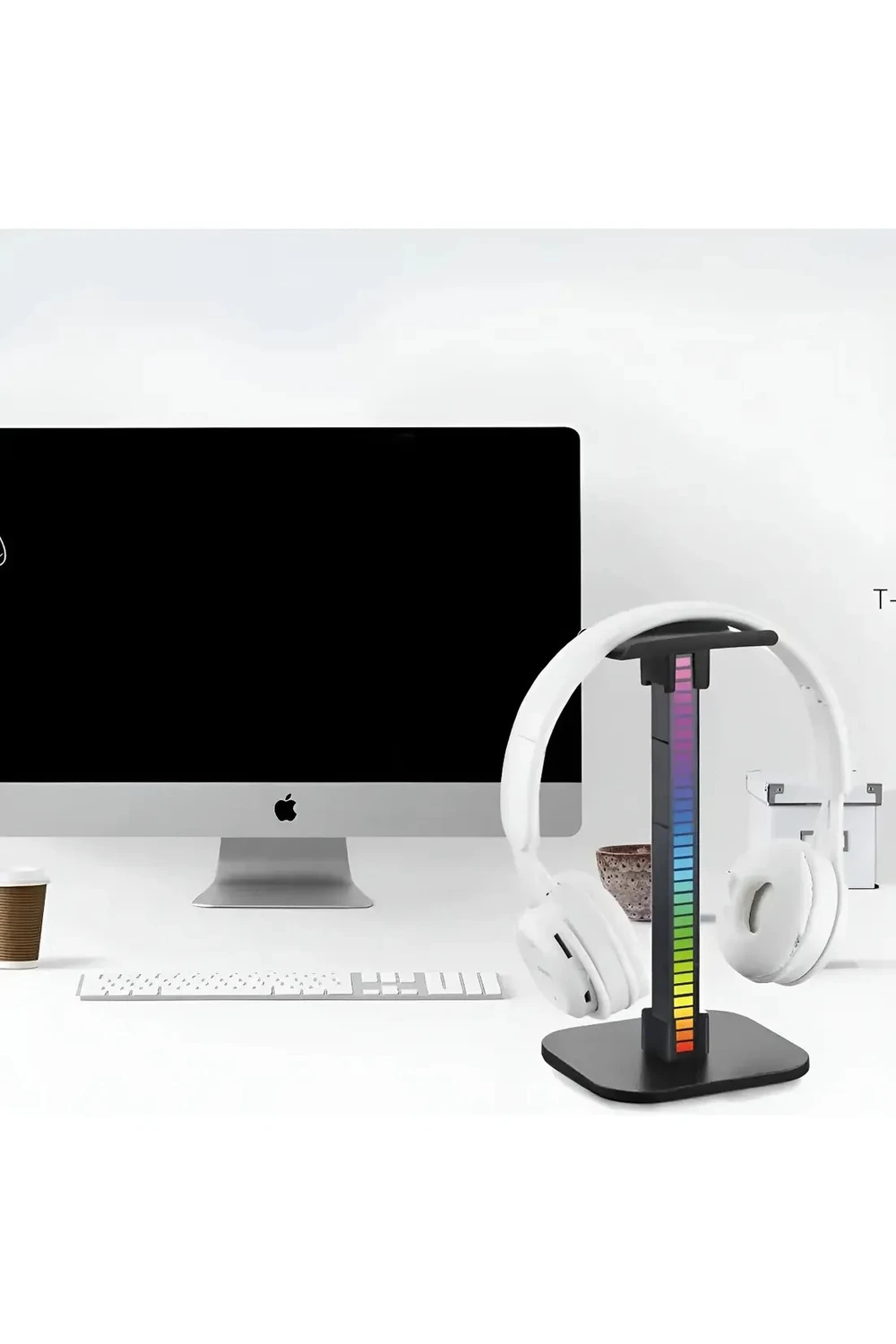 Soporte Para Auriculares Gamer Rgb Con 2 Puertos Usb Y Base Soporte Para Auriculares Gamer Rgb Con 2 Puertos Usb Y Base
