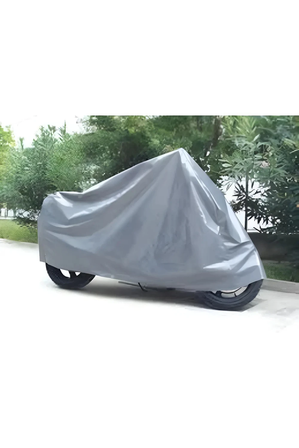 Cubre Moto Impermeable Grande Funda Protectora Cuatri Gris Cubre Moto Impermeable Grande Funda Protectora Cuatri Gris