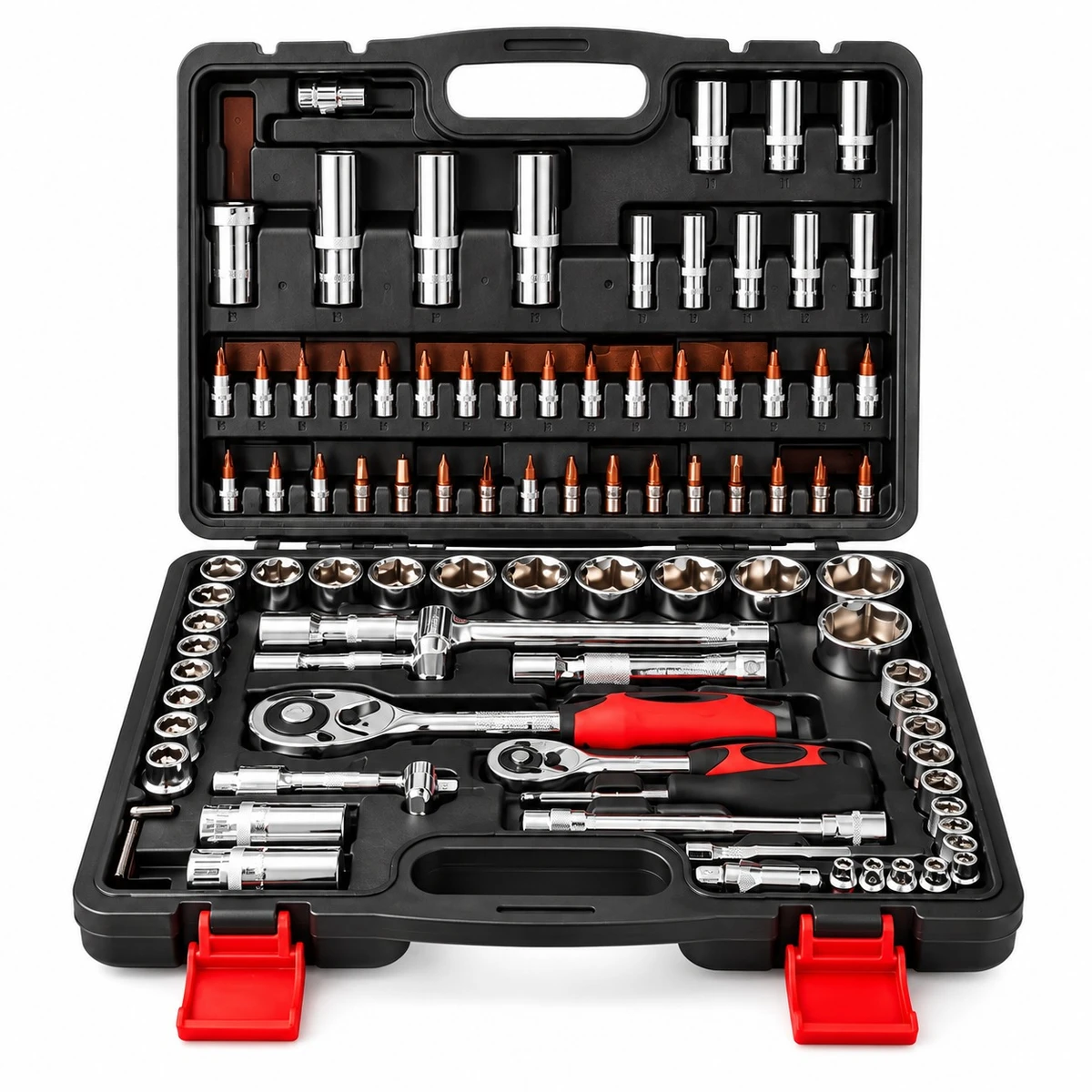 Kit De Herramientas De Dados 94 Piezas Con Valija Maletín 