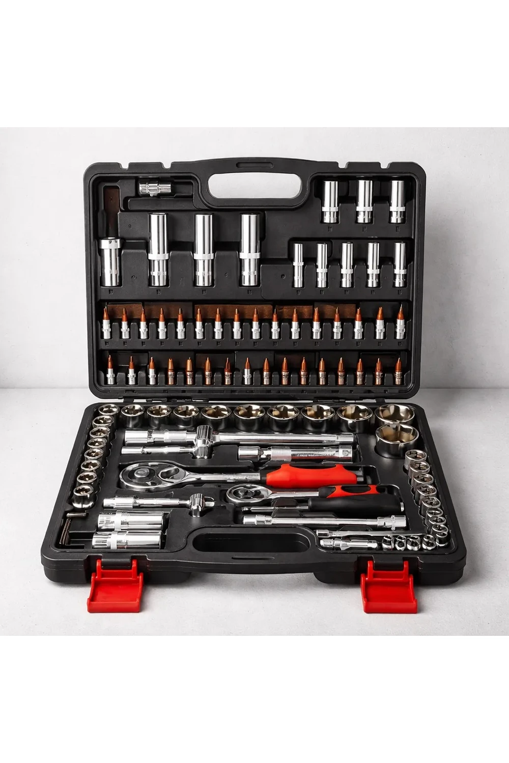 Kit De Herramientas De Dados 94 Piezas Con Valija Maletín Kit De Herramientas De Dados 94 Piezas Con Valija Maletín