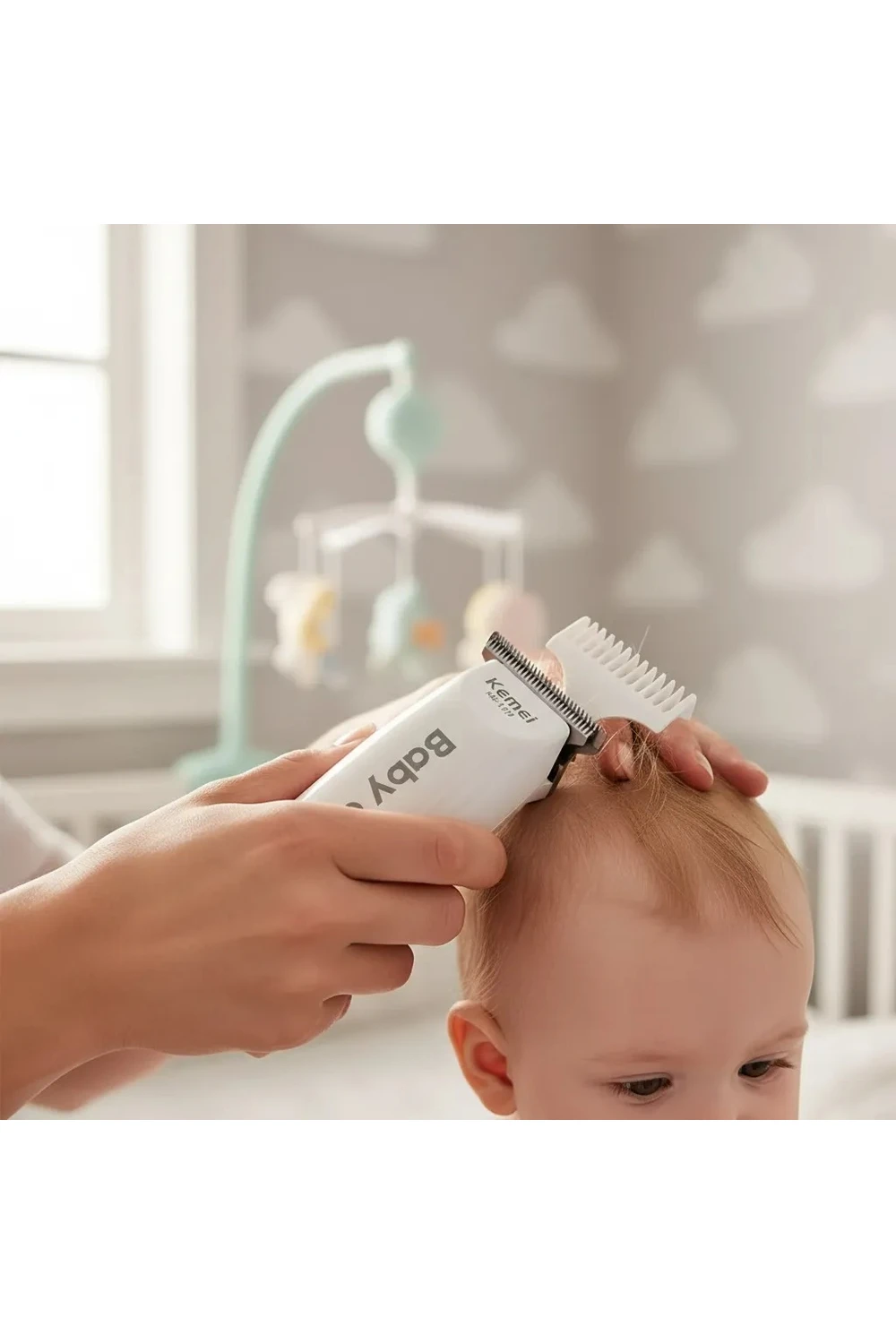 Máquina Corta Pelo Niños Bebés Cerámica Sin Ruido Kemei Máquina Corta Pelo Niños Bebés Cerámica Sin Ruido Kemei