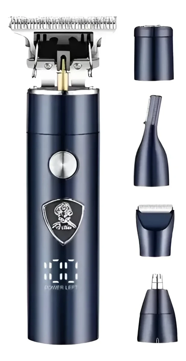 Maquina Cortapelo Y Barba De Hombre 5 En 1 Kemei Km257 