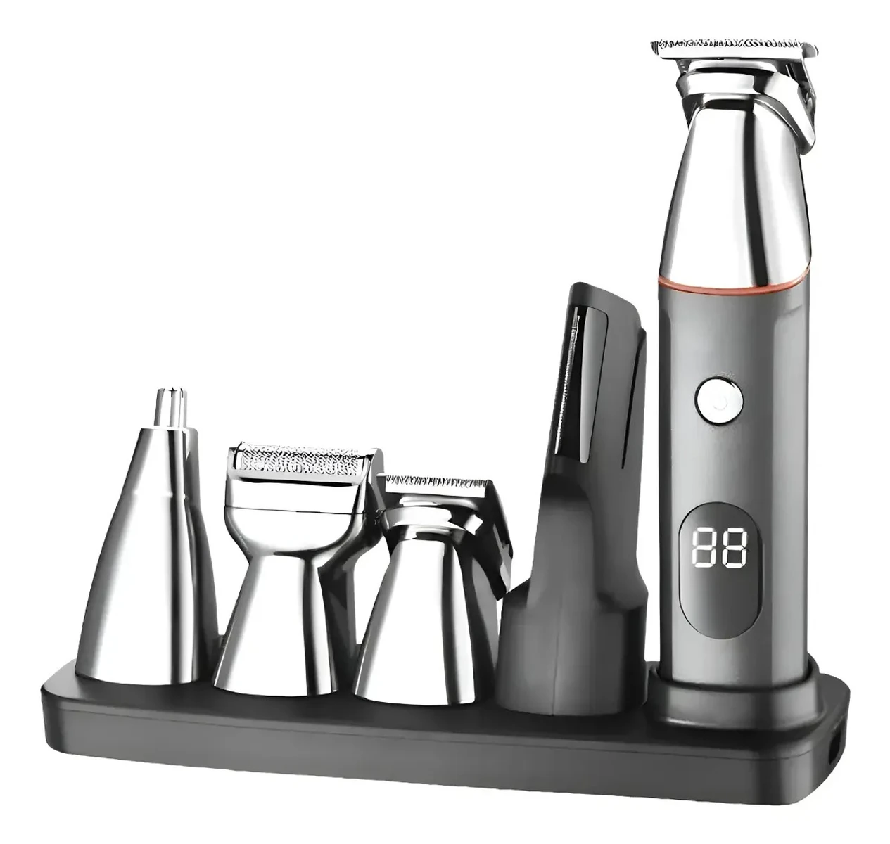 Máquina Corta Pelo Y Barba 5 En 1 Portátil Kemei Km-5857 