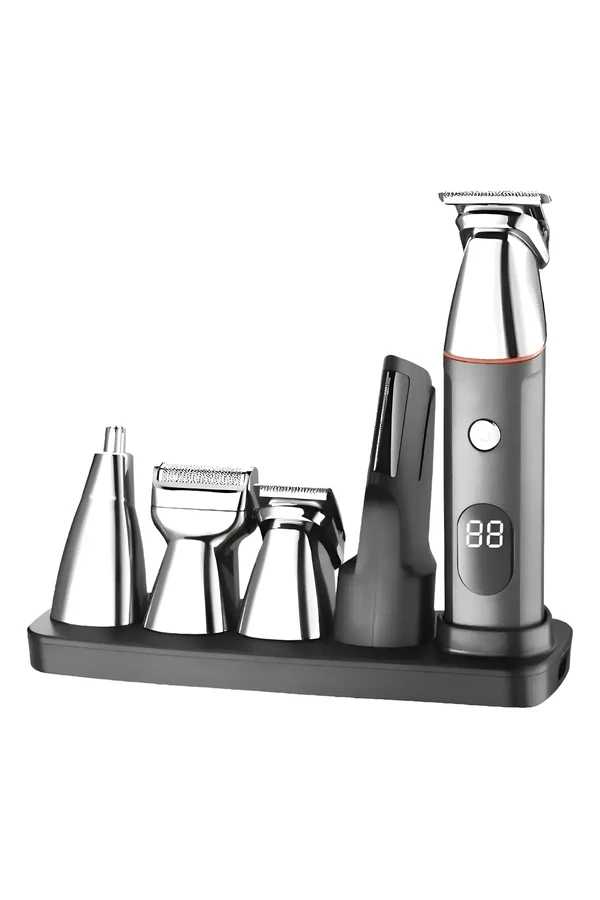 Máquina Corta Pelo Y Barba 5 En 1 Portátil Kemei Km-5857 Máquina Corta Pelo Y Barba 5 En 1 Portátil Kemei Km-5857