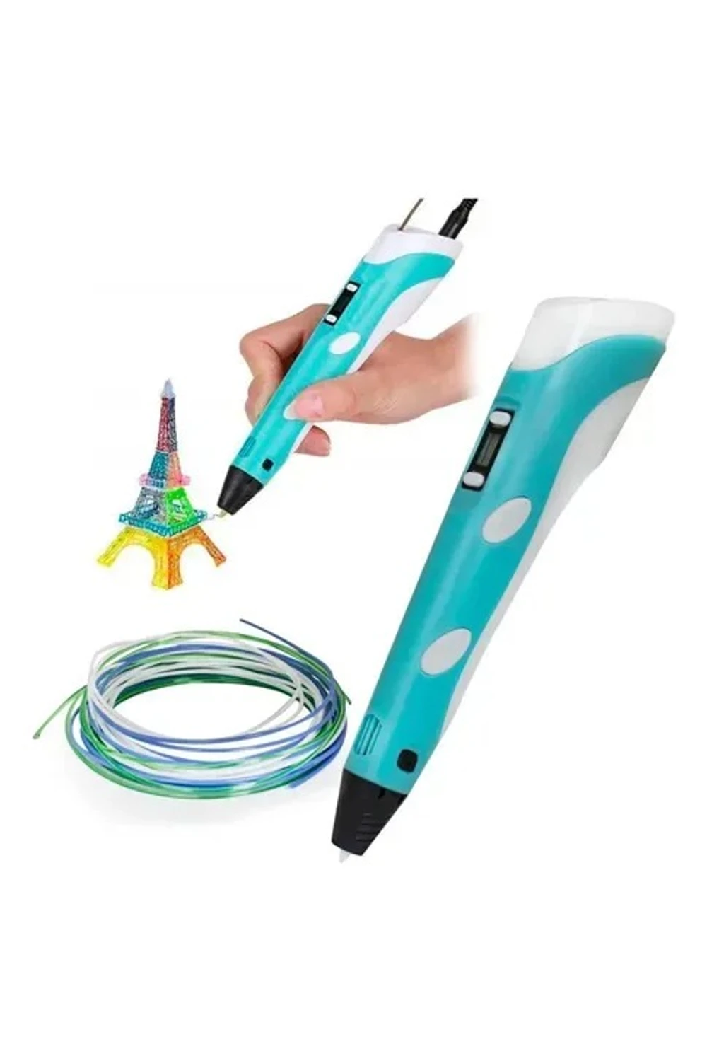 Lapicera 3d Pen-2 Lápiz Impresora 3d Con Filamento Pla Lapicera 3d Pen-2 Lápiz Impresora 3d Con Filamento Pla