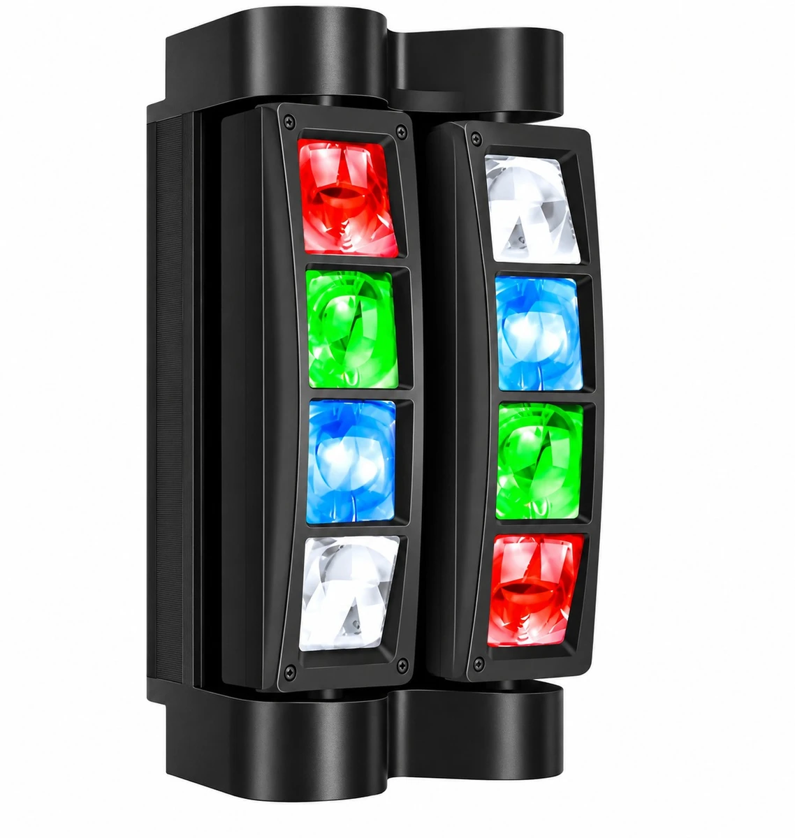 Luz Led Rgbw Cabezal Móvil Robusto Para Escenario Y Hogar 