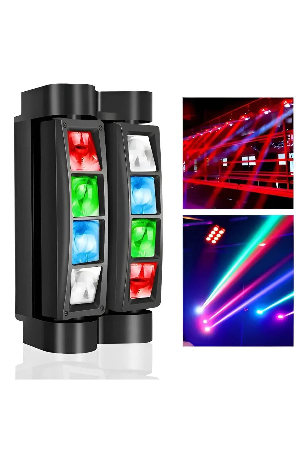 Luz Led Rgbw Cabezal Móvil Robusto Para Escenario Y Hogar Luz Led Rgbw Cabezal Móvil Robusto Para Escenario Y Hogar