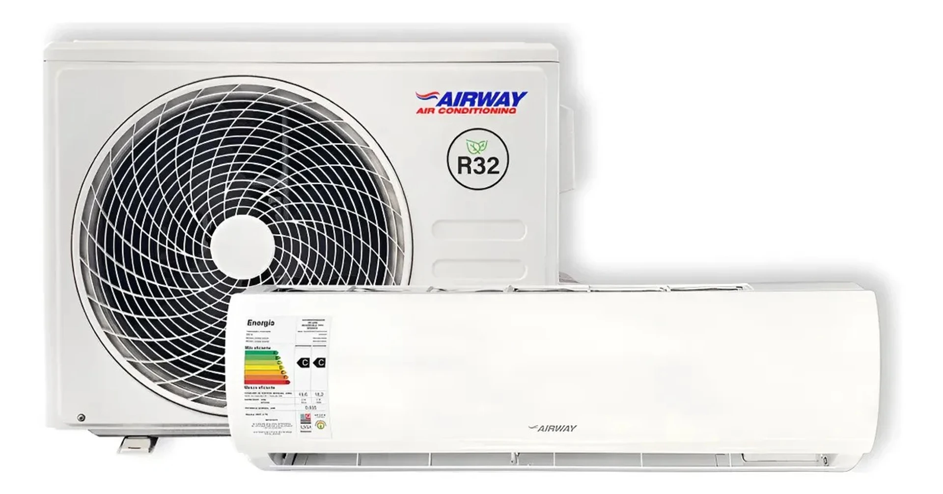 Aire Acondicionado 12000 On Off Btu Airway Frío Calor Split 