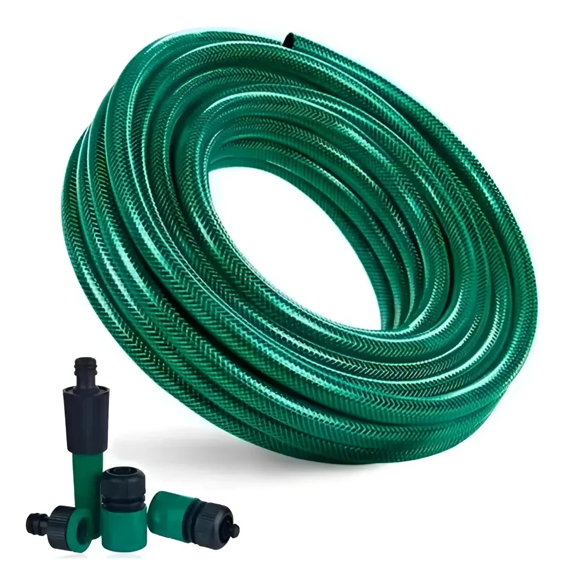 Manguera Jardin Agua Con Accesorios Riego Reforzada Exterior 