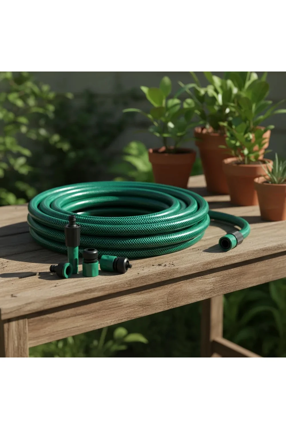 Manguera Jardin Agua Con Accesorios Riego Reforzada Exterior Manguera Jardin Agua Con Accesorios Riego Reforzada Exterior