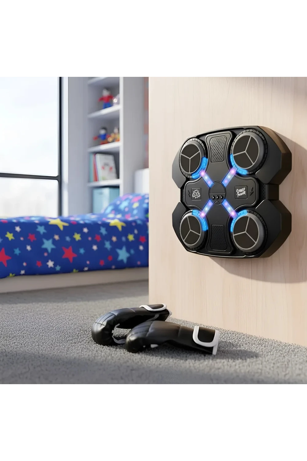 Máquina De Boxeo Infantil Musical Con Luces Y Guantes Niños Máquina De Boxeo Infantil Musical Con Luces Y Guantes Niños