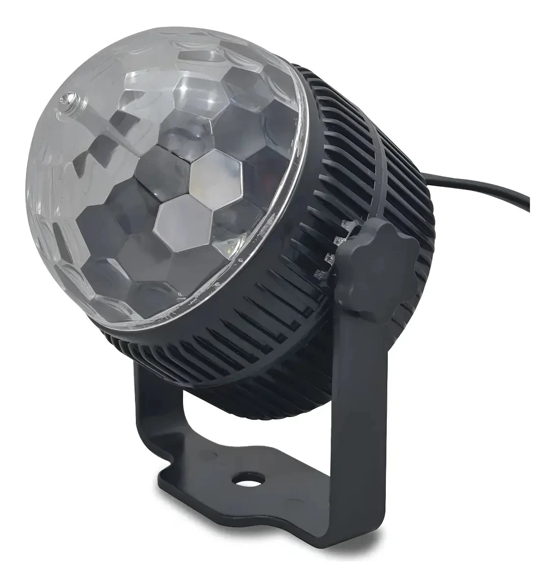 Luz Rgb Mini Giratoria Discoteca Base De Apoyo Bola Luces 