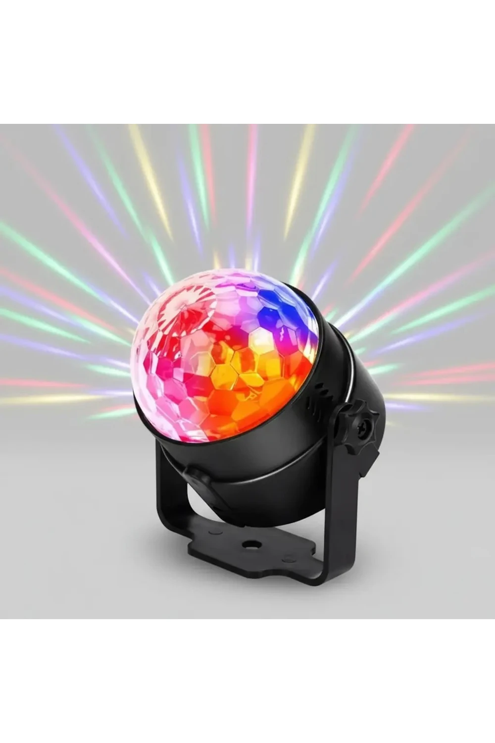 Luz Rgb Mini Giratoria Discoteca Base De Apoyo Bola Luces Luz Rgb Mini Giratoria Discoteca Base De Apoyo Bola Luces