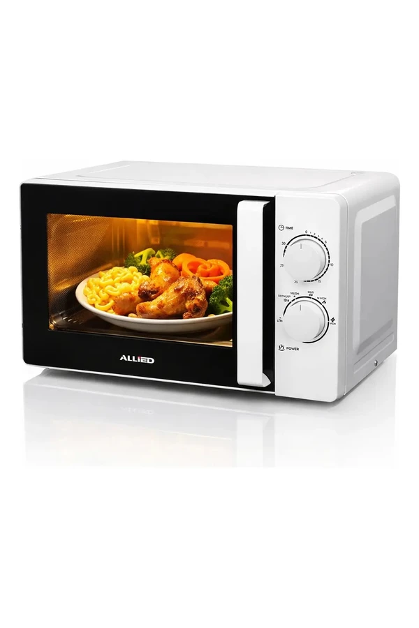 Microondas Allied 20l 700w Blanco Compacto Con 6 Niveles Potencia Microondas Allied 20l 700w Blanco Compacto Con 6 Niveles Potencia