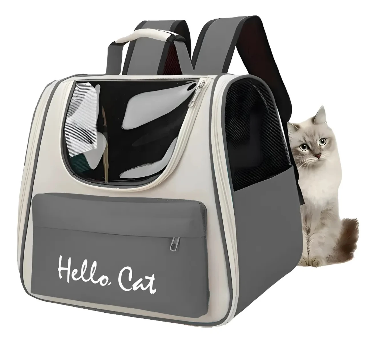 Boslo Mochila Transportadora C/ Visor Frontal Paseo Mascotas 