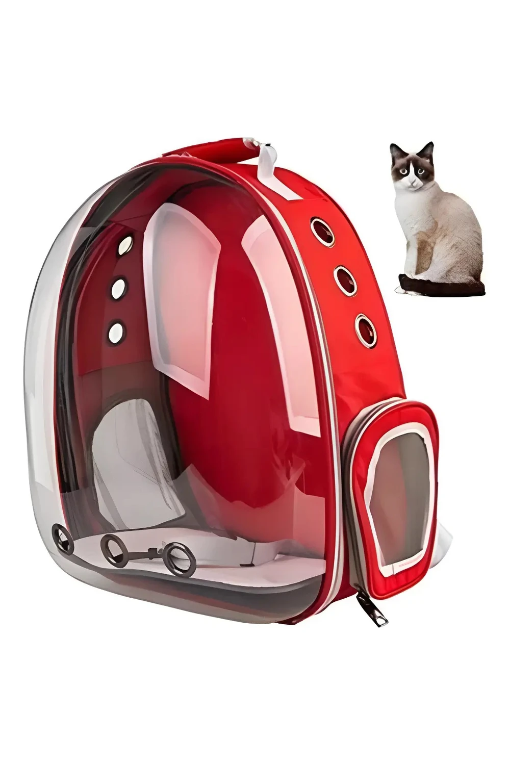 Mochila Transportadora Perros Gatos Con Visor Panoramico Mochila Transportadora Perros Gatos Con Visor Panoramico