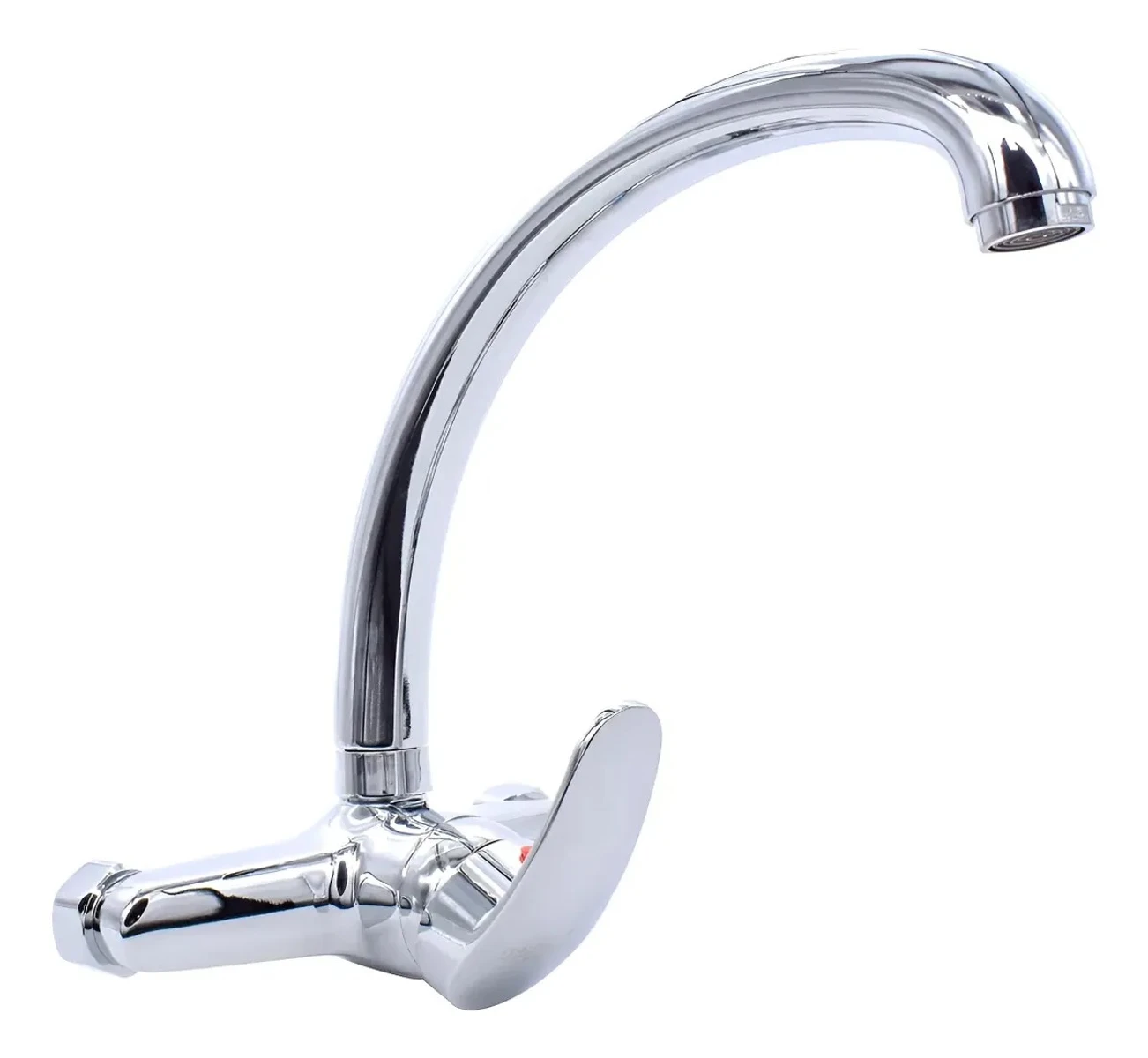 Canilla Monocomando Cocina Pared Pico Alto 20cm Mezcladora 