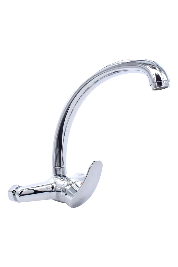 Canilla Monocomando Cocina Pared Pico Alto 20cm Mezcladora Canilla Monocomando Cocina Pared Pico Alto 20cm Mezcladora